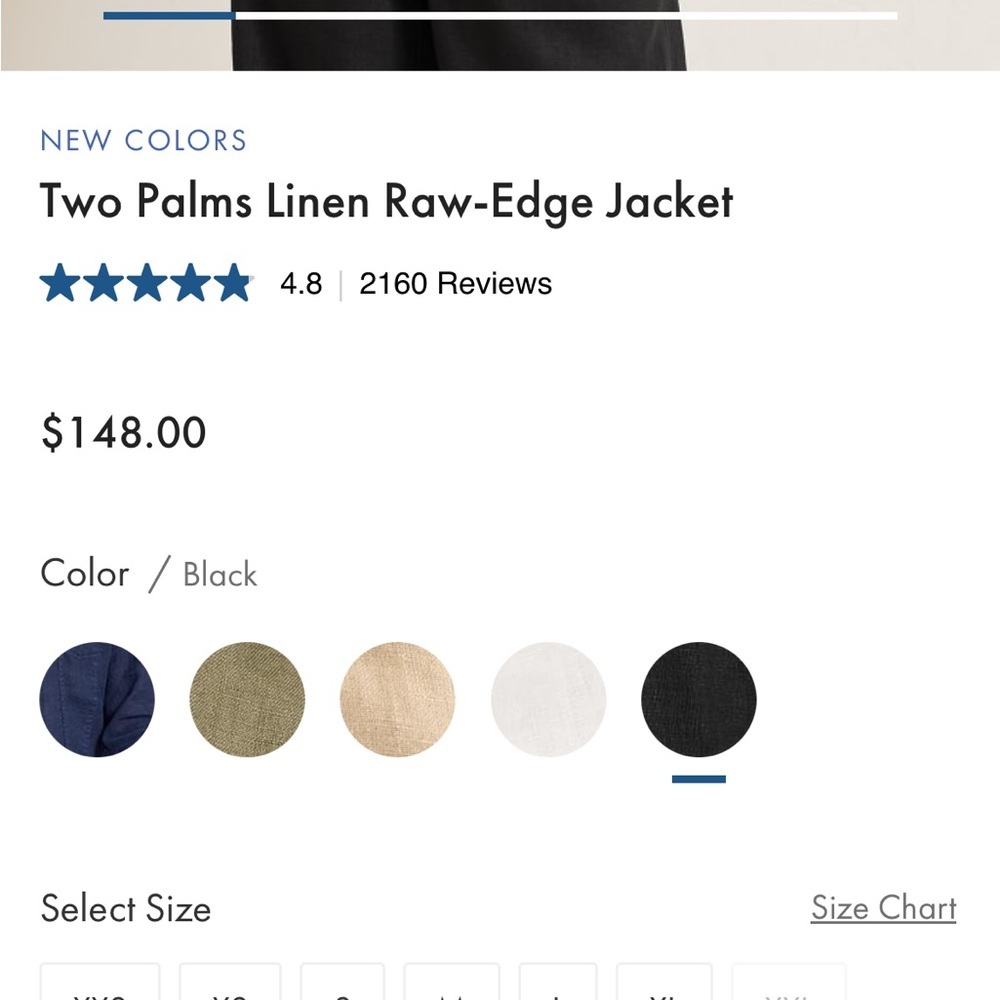 Tommy Bahama NWOT Two Palms raw edge linen jacket - Picture 15 of 15